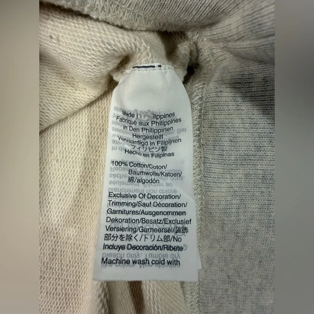 J. Crew Women’s Pale Stone Heather Montauck Crewneck Sweatshirt - Size Small